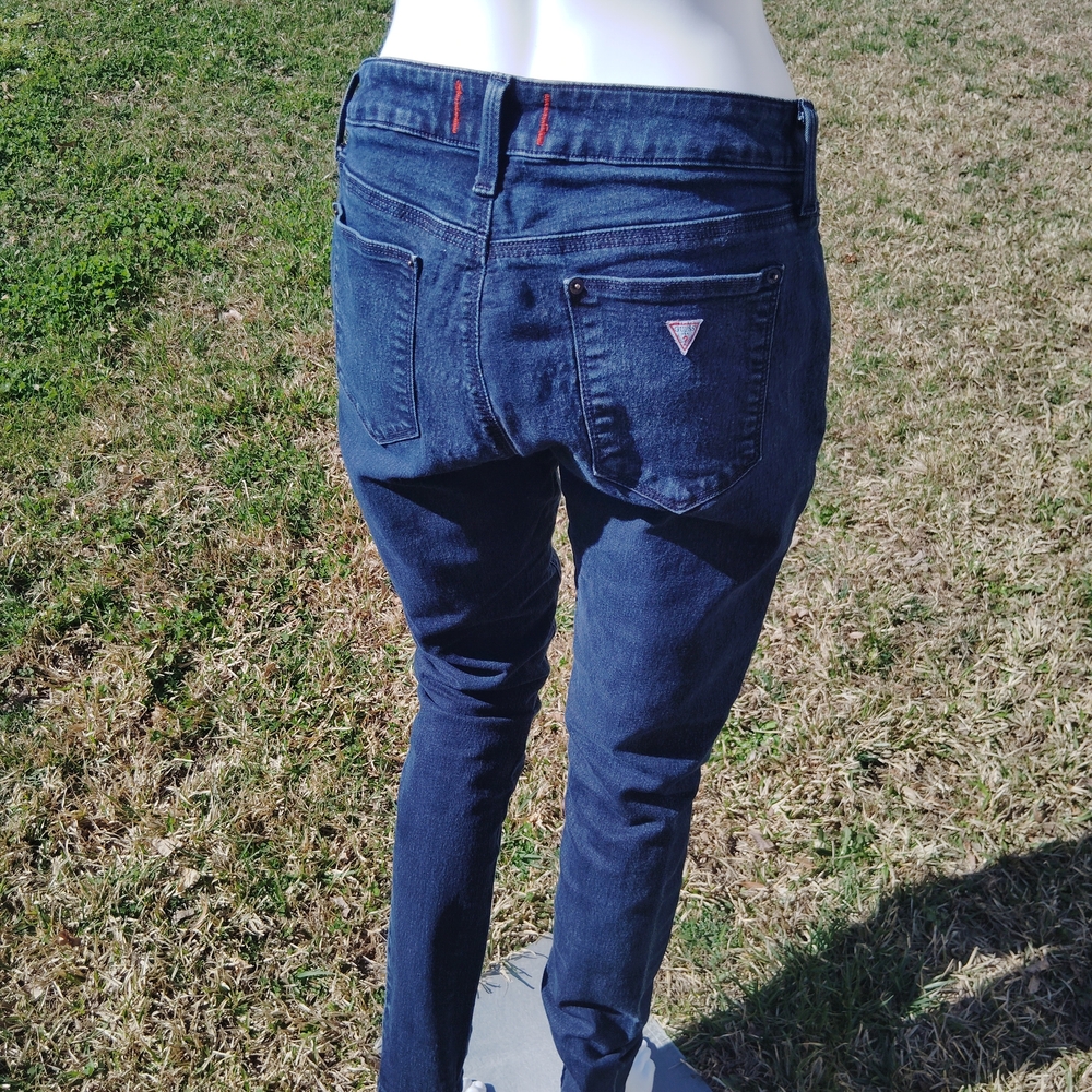 Guess Women's Dark Blue Skinny Jeans